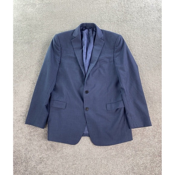 Brooks Brothers Other - Brooks Brothers Suit Jacket 42 R Blue Wool Striped Tellegno 1900 Regent Italy